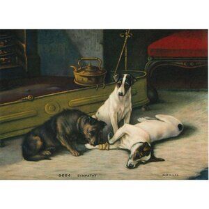 Vintage Calendar Print "Sympathy" 5.75x7.75